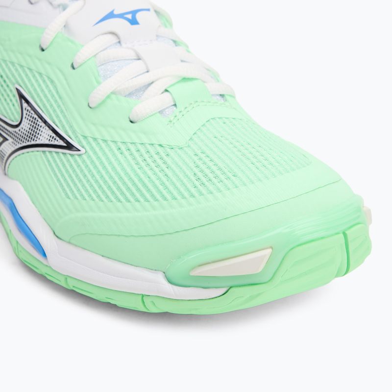 Mizuno Wave Stealth 6 neo mint/black/frontier blue shoes 7