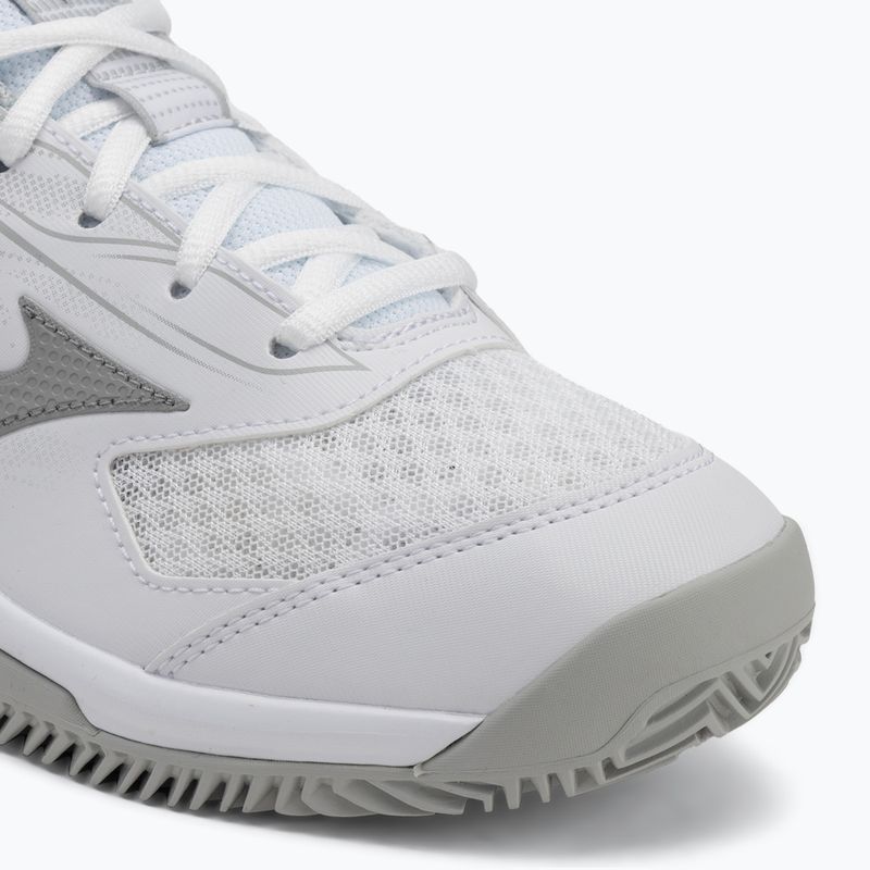 Women's tennis shoes Mizuno Break Shot 5 CC white/ ultimate gray/ harbor mist 7
