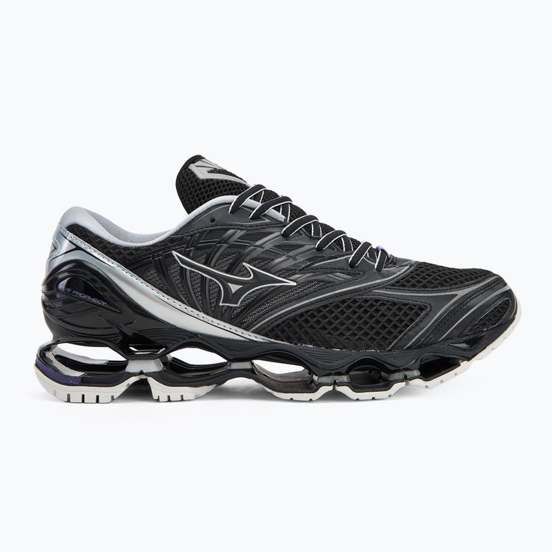 Men's shoes Mizuno Wave Prophecy LS black/silver/purple haze 2