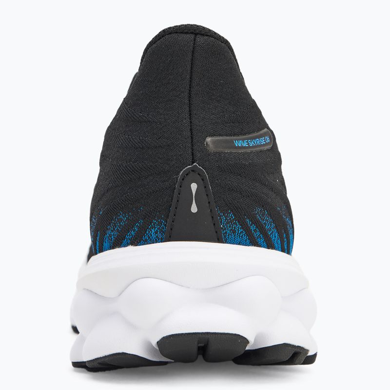 Men's running shoes Mizuno Wave Skyrise 6 black/white/blue pace 6