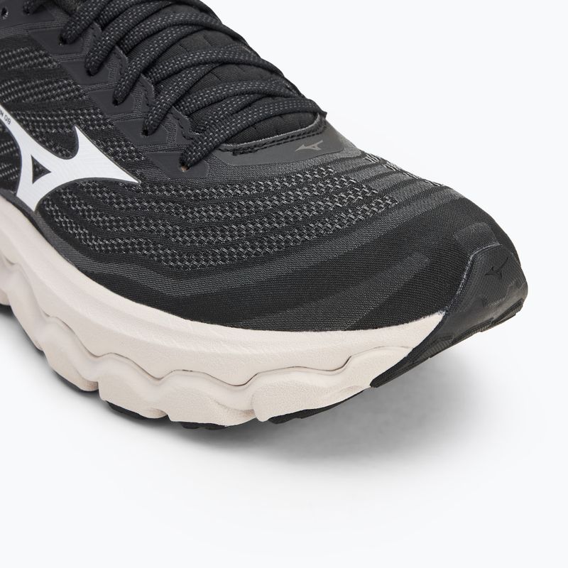 Men's running shoes Mizuno Wave Horizon 8 black/white/nimbus cloud 7