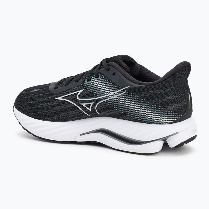 Men's running shoes Mizuno Wave Inspire 21 black/silver/metallic gray 3