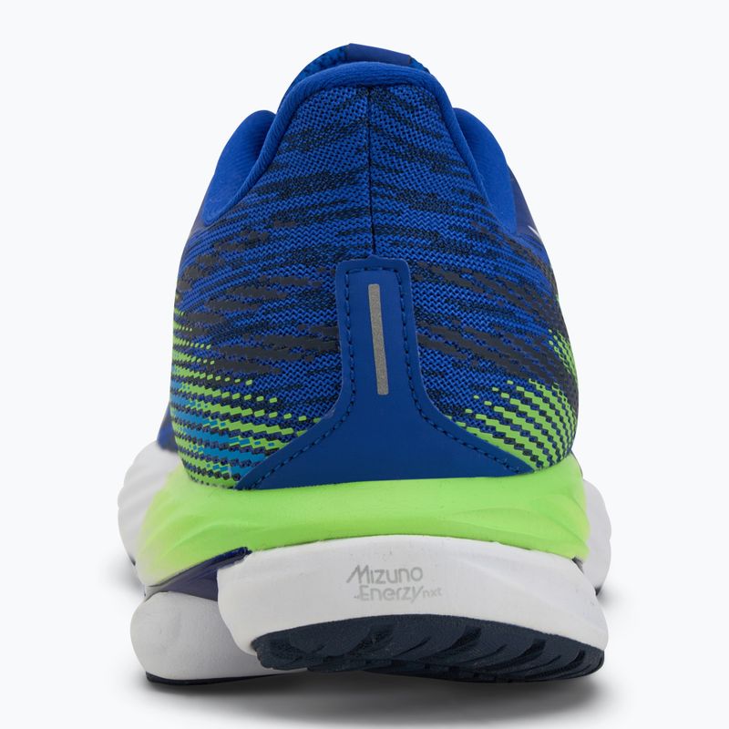 Men's running shoes Mizuno Wave Inspire 21 reflex blue c/white/green gecko 6