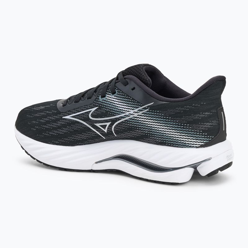 Men's running shoes Mizuno Wave Inspire 21 2E black/silver/metallic gray 3