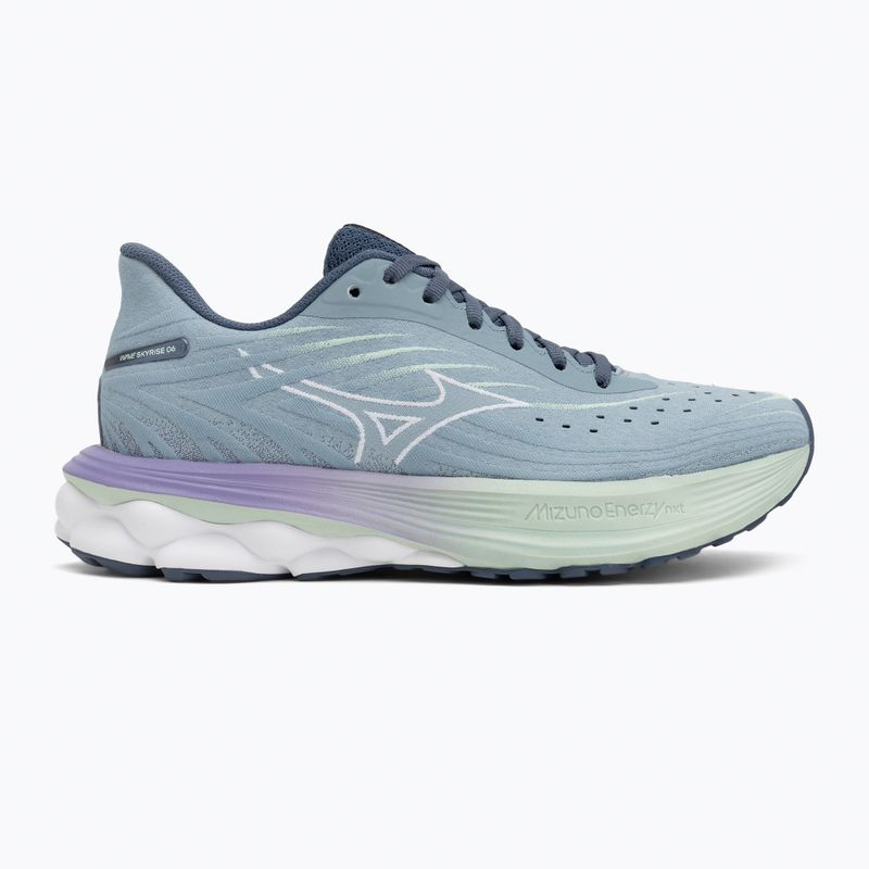 Women's running shoes Mizuno Wave Skyrise 6 citadel/white/bay 2