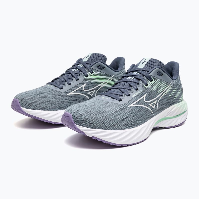 Women's running shoes Mizuno Wave Inspire 21 tradewinds/white/neo mint 8