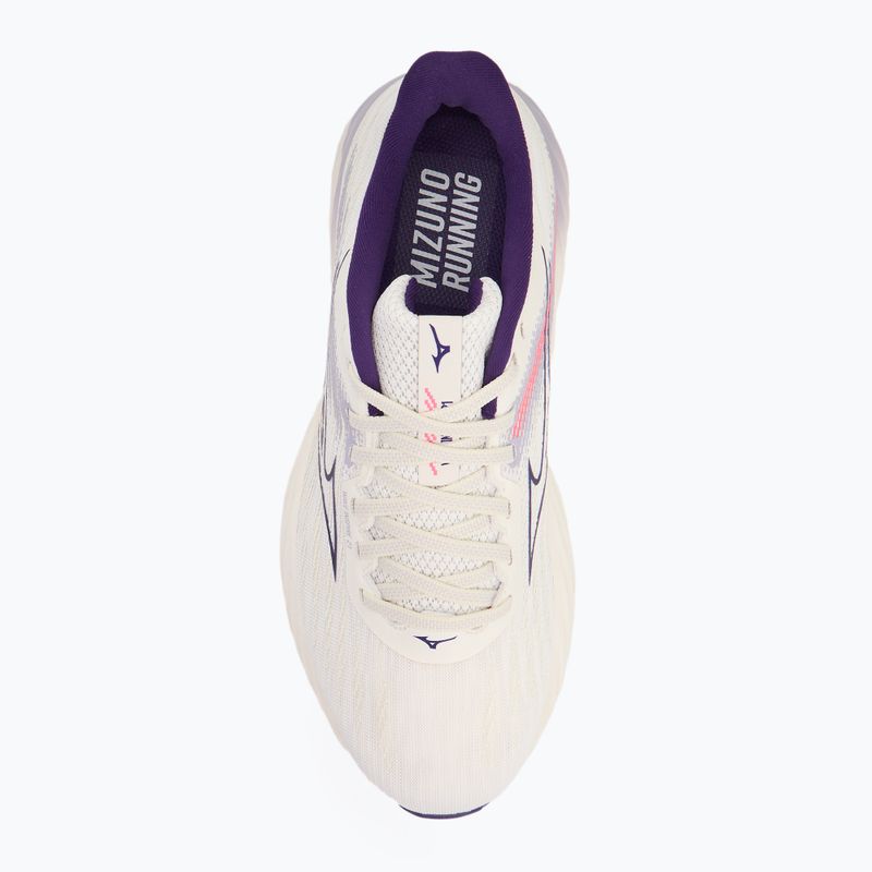 Women's running shoes Mizuno Wave Inspire 21 snow white/vintage indigo/camellia rose 5