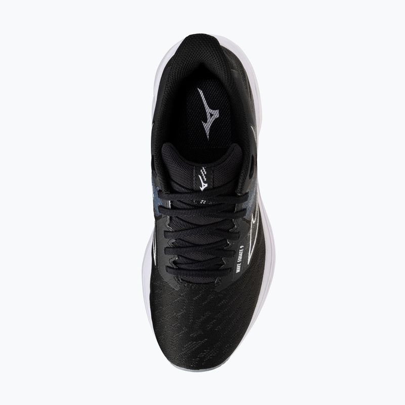 Women's running shoes Mizuno Wave Equate 9 black/white/paisley purple 5
