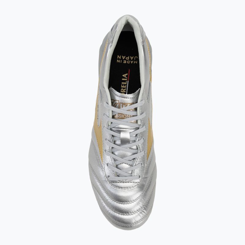 Men's football boots Mizuno Morelia Dna Japan Md galaxy silver/gold/gold 5
