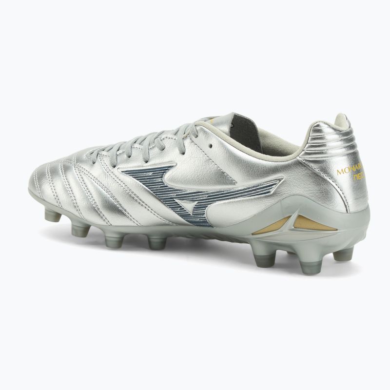Men's football boots Mizuno Monarcida Neo III Pro Md galaxy silver/8605 c 3