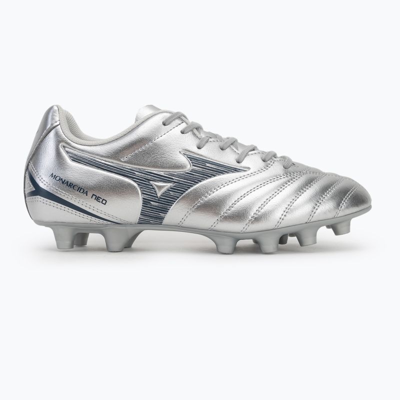 Men's football boots Mizuno Monarcida Neo III Select Md galaxy silver/8605 c 2