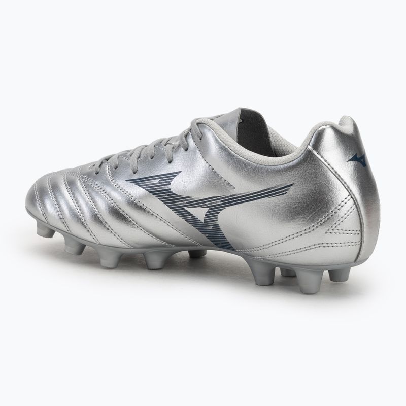 Men's football boots Mizuno Monarcida Neo III Select Md galaxy silver/8605 c 3