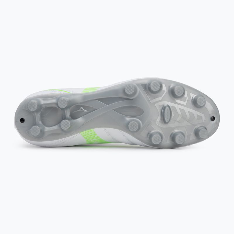 Men's football boots Mizuno Monarcida Neo III Select Md white/neon green 4