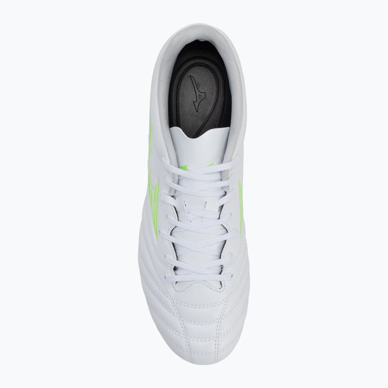 Men's football boots Mizuno Monarcida Neo III Select Md white/neon green 5