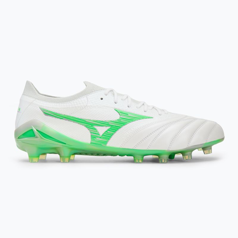 Men's football boots Mizuno Morelia Neo IV β Japan Md white/neon green/cool gray 3c 2