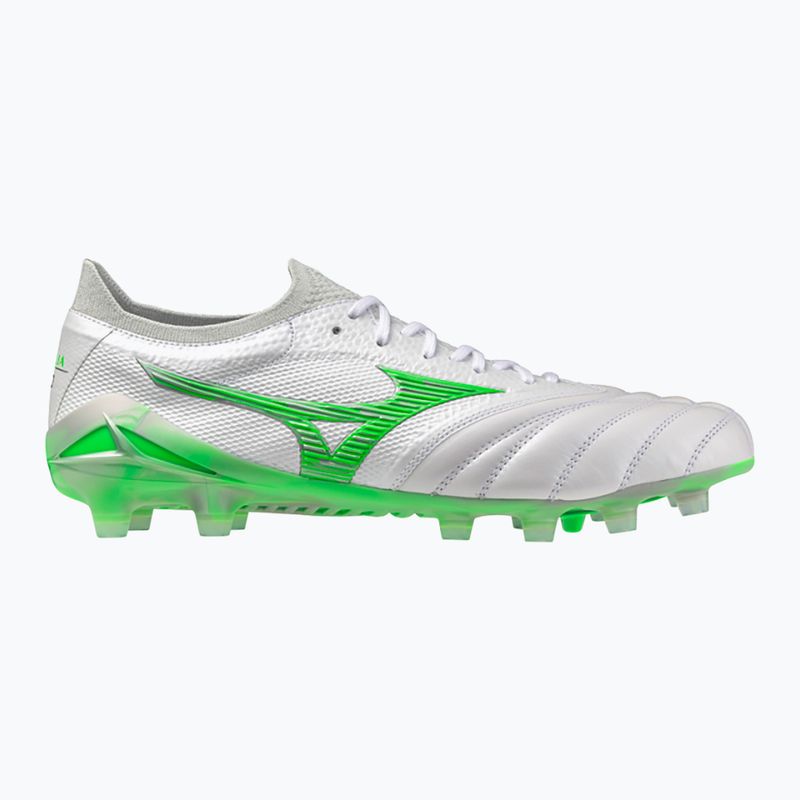 Men's football boots Mizuno Morelia Neo IV β Japan Md white/neon green/cool gray 3c 8