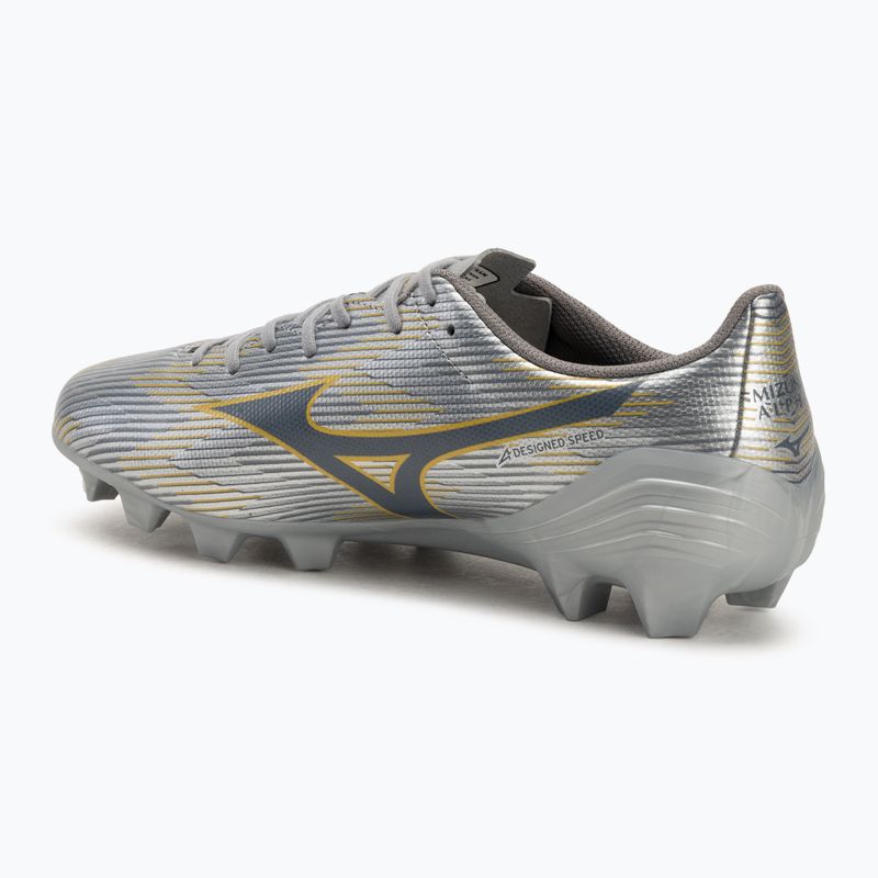 Men's football boots Mizuno α II Select Md galaxy silver/8605 c/gold 3