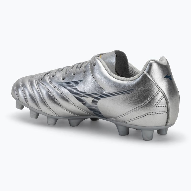 Children's football boots Mizuno Monarcida Neo III Select Jr Md galaxy silver/8605 c/gold 3