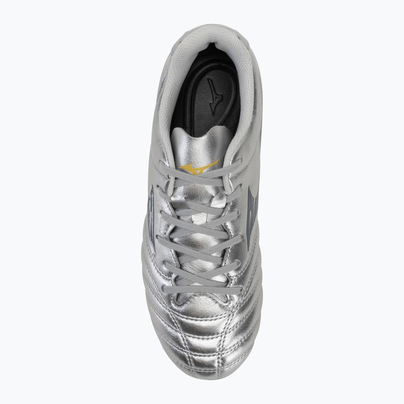 Children's football boots Mizuno Monarcida Neo III Select Jr Md galaxy silver/8605 c/gold 5
