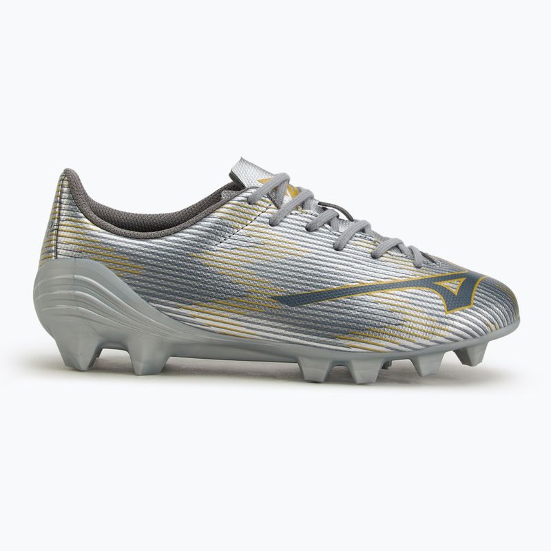 Children's football boots Mizuno α II Select Jr Md galaxy silver/8605 c/gold 2