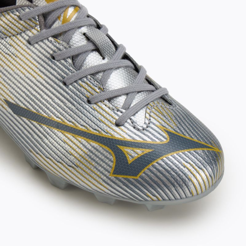 Children's football boots Mizuno α II Select Jr Md galaxy silver/8605 c/gold 7