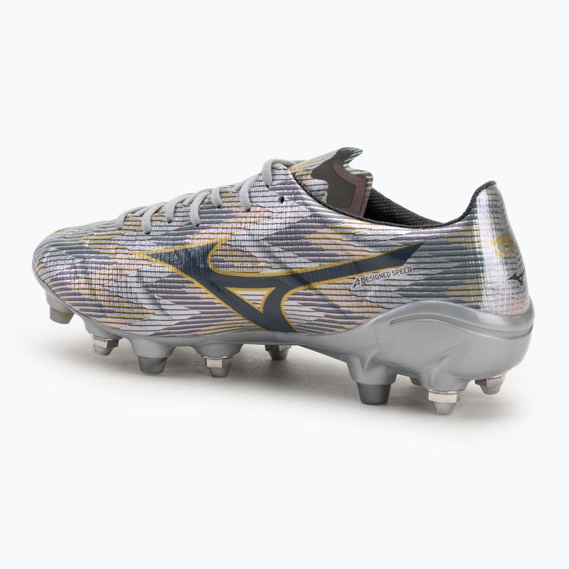Men's football boots Mizuno α II Japan Mix galaxy silver/8605 c/gold 3