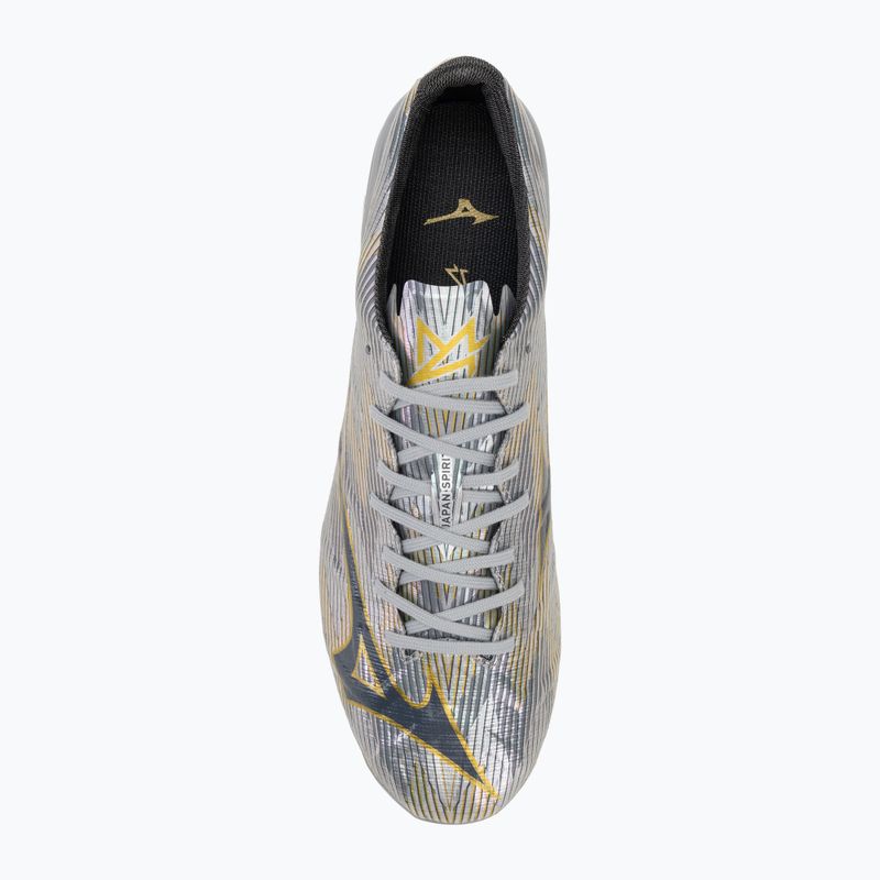 Men's football boots Mizuno α II Japan Mix galaxy silver/8605 c/gold 5