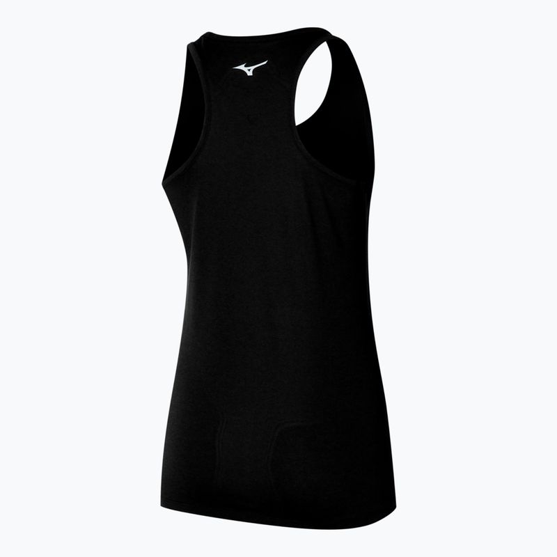 Women's running tank top Mizuno Impulse Core Tank black 2