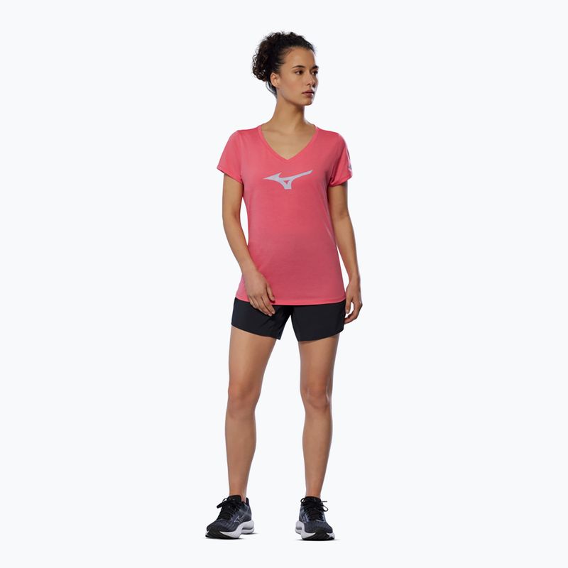 Women's running shirt Mizuno Core RB Tee camellia rose 2