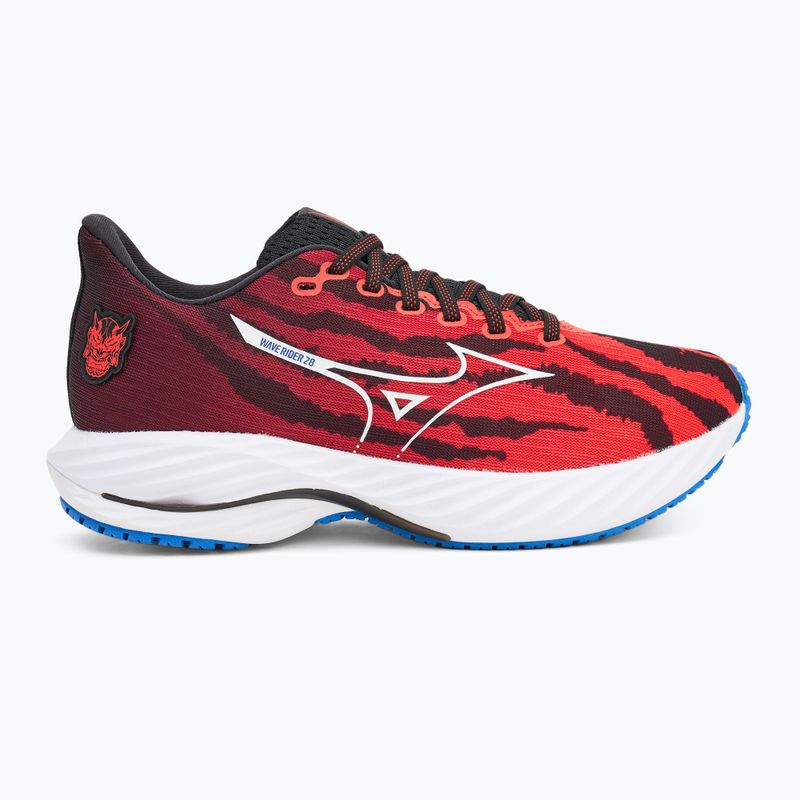 Running shoes Mizuno Wave Rider 28 ignition red/white/baseball blue 3