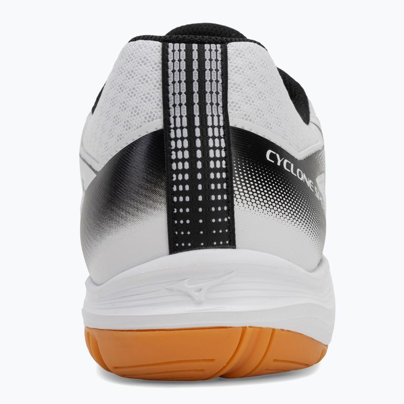 Volleyball shoes Mizuno Cyclone Speed 5 white/black/chamois 6