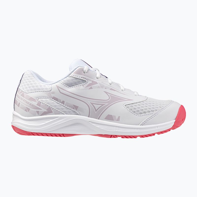 Mizuno Stealth Star 3 children's shoes white/violetindigo/camerlliaros 8