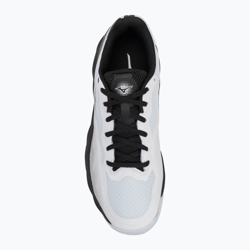 Men's tennis shoes Mizuno Wave Enforce Court CC white/ black/ iron gate 5