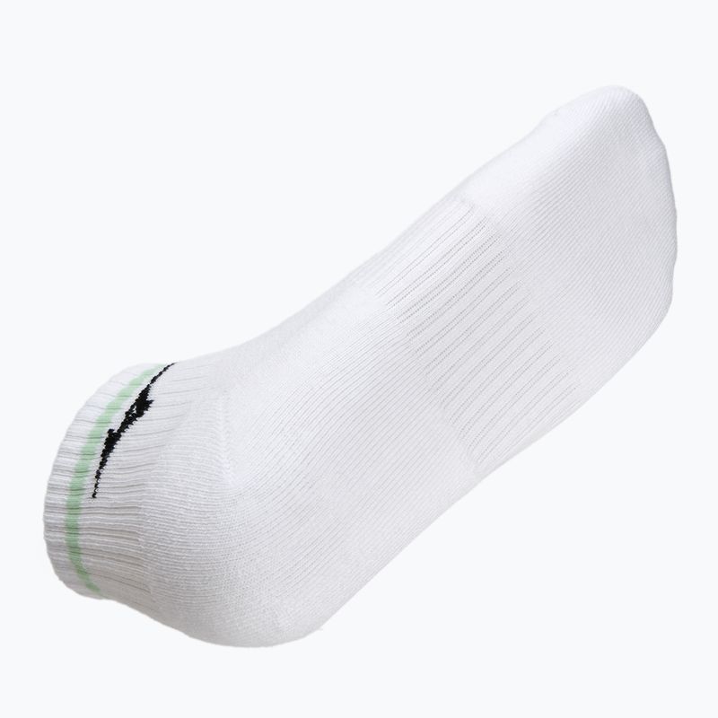 Mizuno Training Mid With Line socks 3 pairs white / neo mint 4