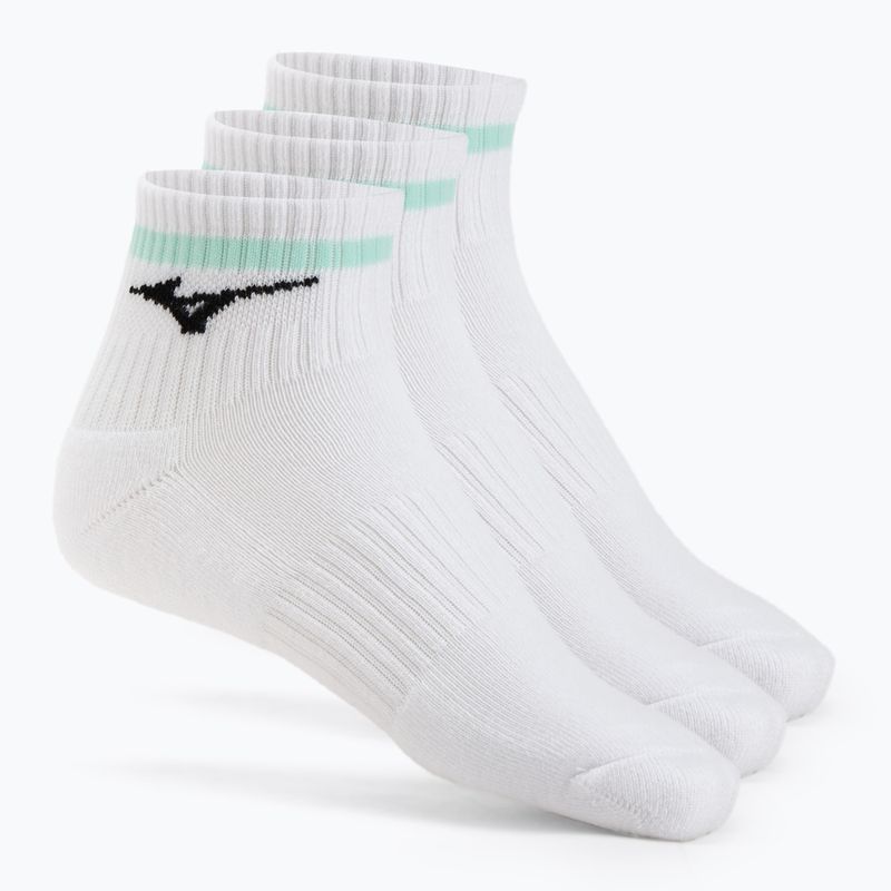 Mizuno Training Mid With Line socks 3 pairs white / bay