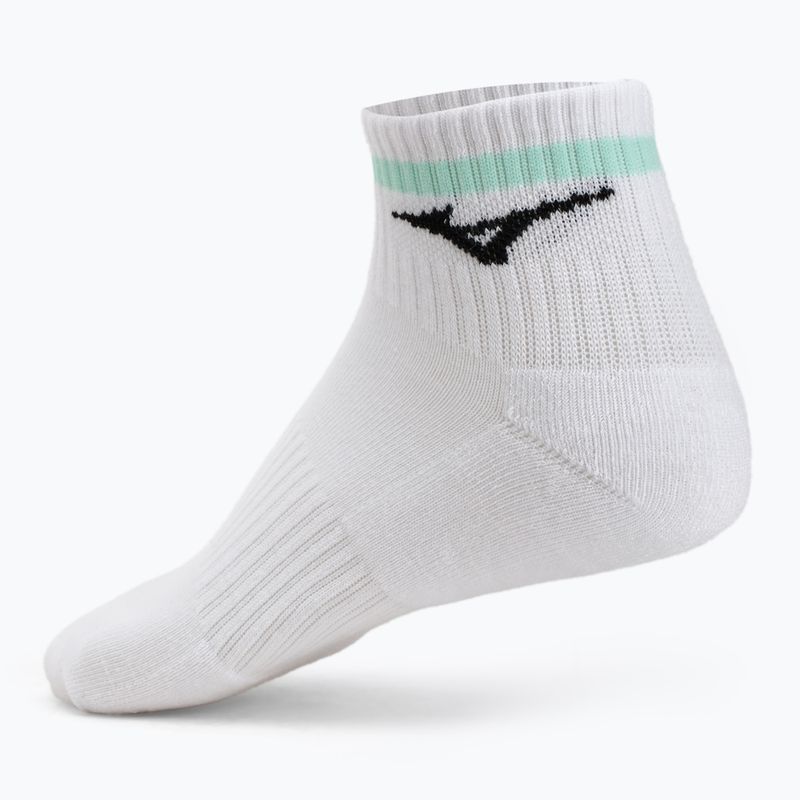Mizuno Training Mid With Line socks 3 pairs white / bay 2