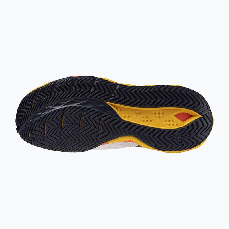 Tennis shoes Mizuno Wave Enforce Tour 6 AC white/fiery coral 2/citrus 9