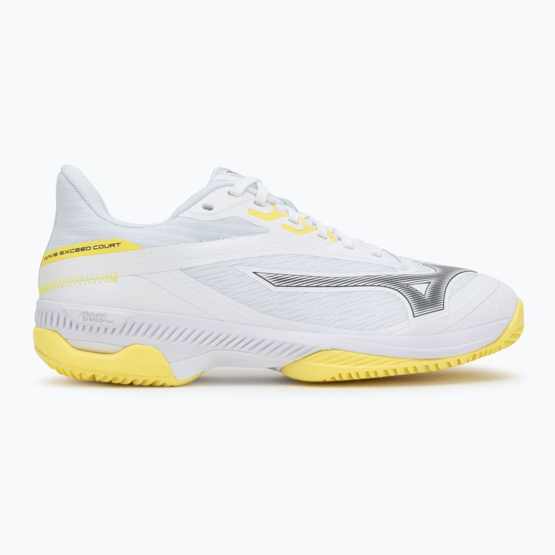 Padel shoes damskie Mizuno Wave Exceed Court Padel W white/black send/lemon tonic 2