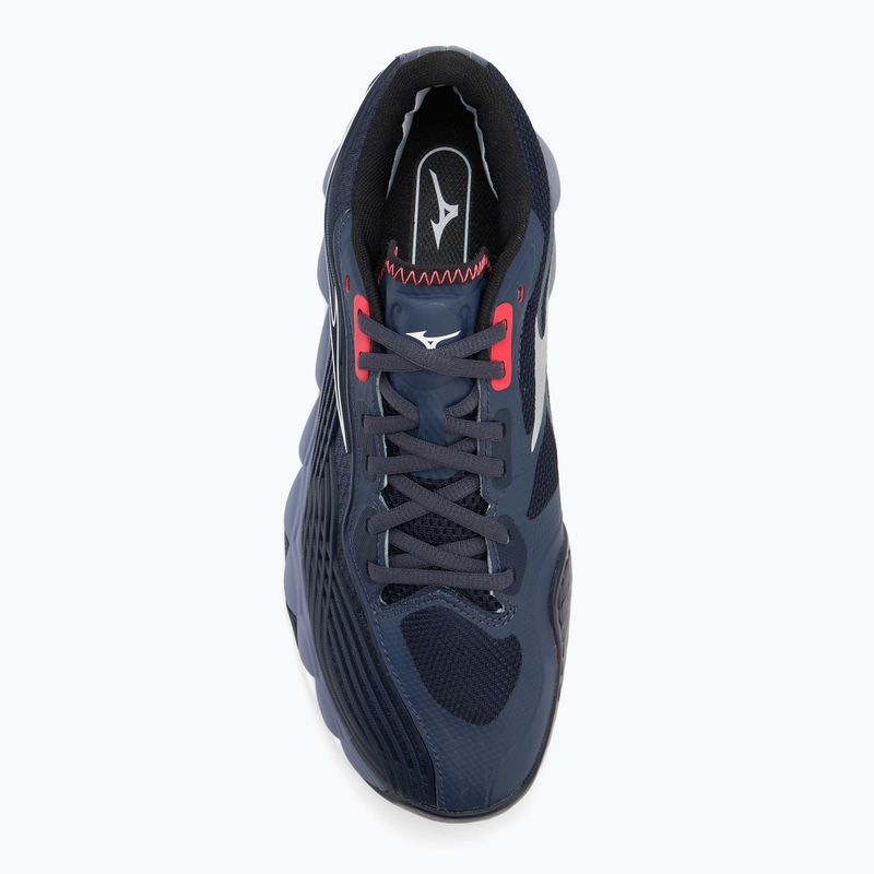 Mizuno Wave Enforce Tour 2 CC tennis shoes odyssey gray/white/blue granite 5