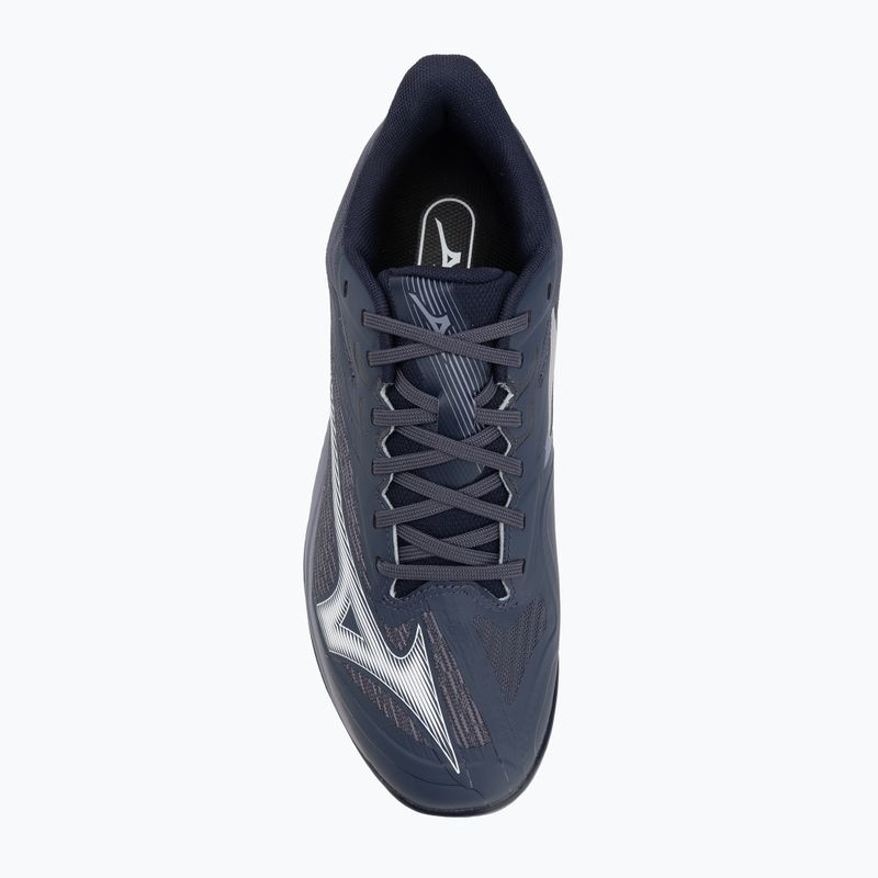 Mizuno Wave Exceed Court CC tennis shoes odyssey gray/white/blue granite 5