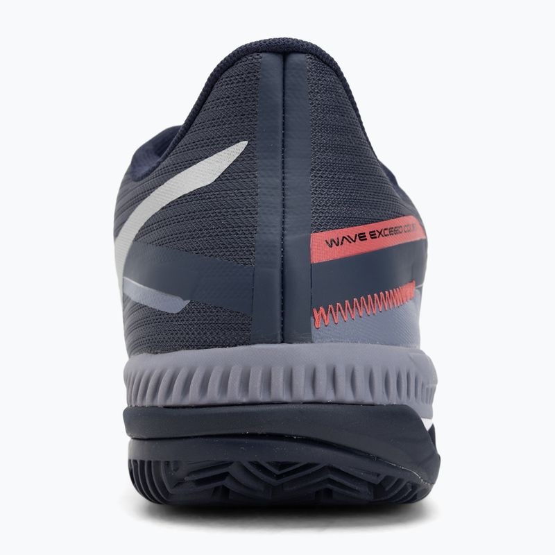 Mizuno Wave Exceed Court CC tennis shoes odyssey gray/white/blue granite 6