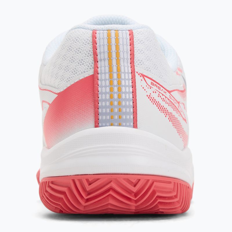 Children's tennis shoes Mizuno Break Shot 5 Jr CC white/blue granite/calypso coral 6