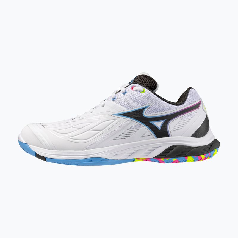 Mizuno Wave Fang 2 badminton shoe white/pink tetra/all abroad 8