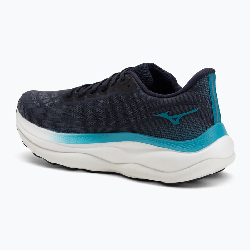 Men's running shoes Mizuno Wave Sky 9 baritone blue/citrus/capri breeze 3