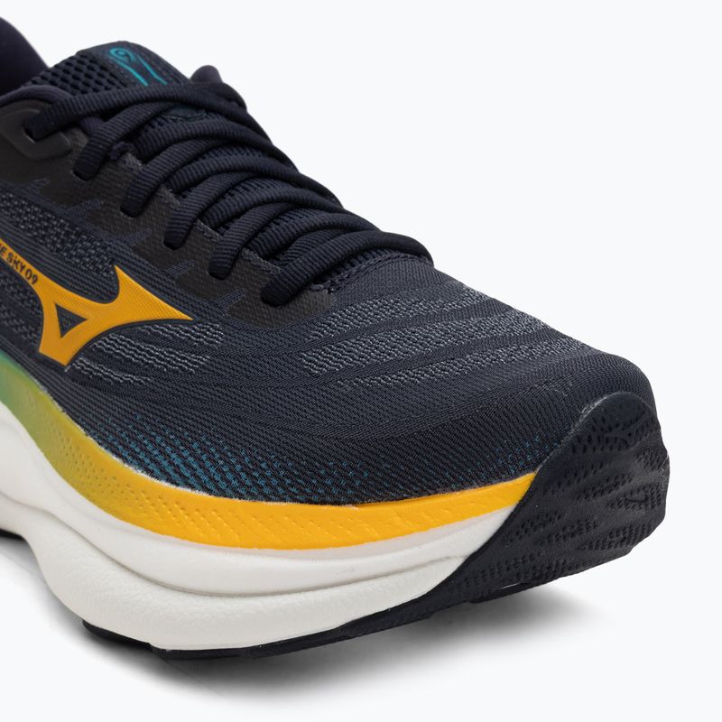 Men's running shoes Mizuno Wave Sky 9 baritone blue/citrus/capri breeze 7