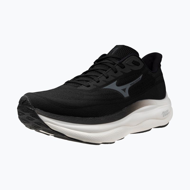 Men's running shoes Mizuno Wave Sky 9 black/metallic grey/black sand 4