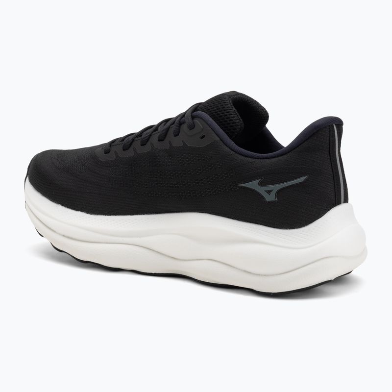 Men's running shoes Mizuno Wave Sky 9 black/metallic grey/black sand 3