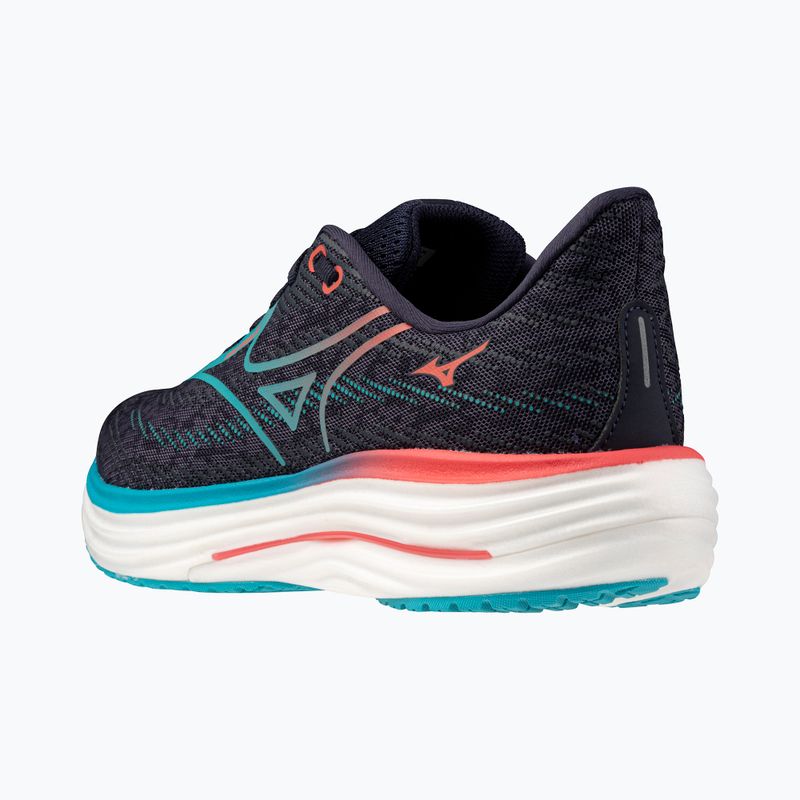 Men's running shoes Mizuno Wave Rider 29 odyssey gray/Ccapri breeze/calypso coral 4