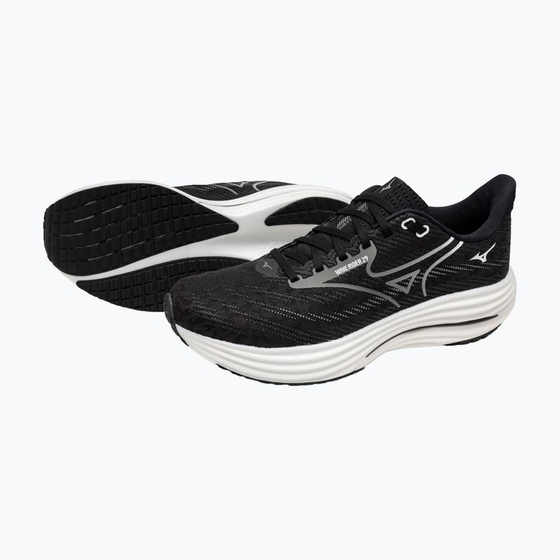 Men's running shoes Mizuno Wave Rider 29 Black sand/quiet shade/black 9