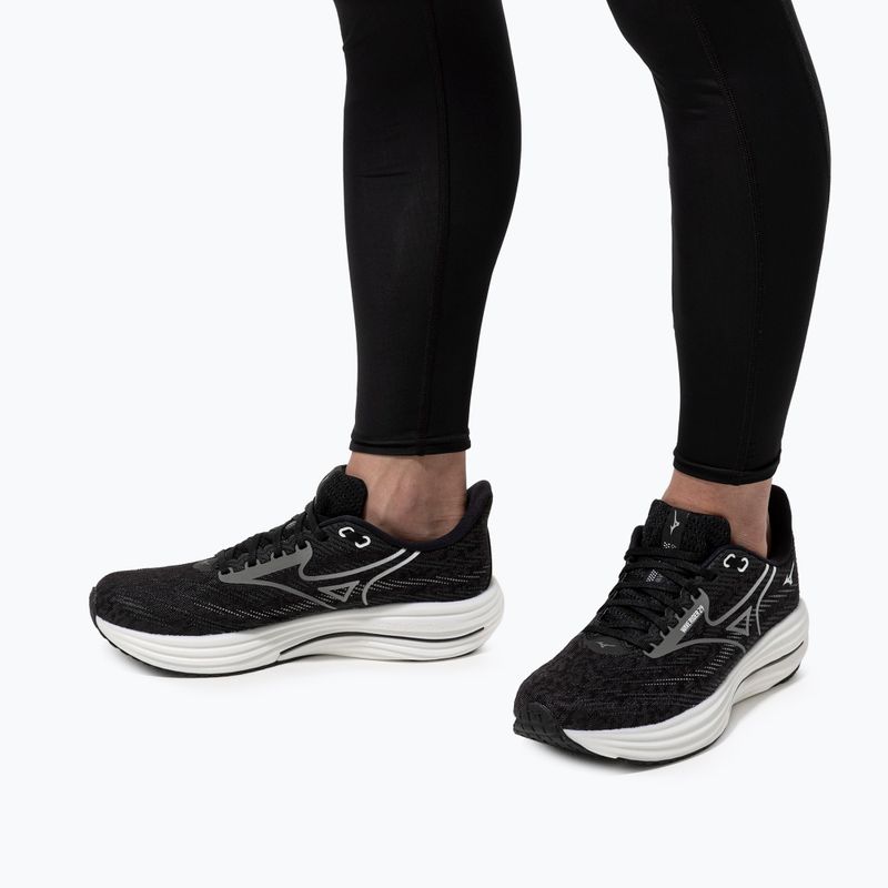 Men's running shoes Mizuno Wave Rider 29 Black sand/quiet shade/black 10